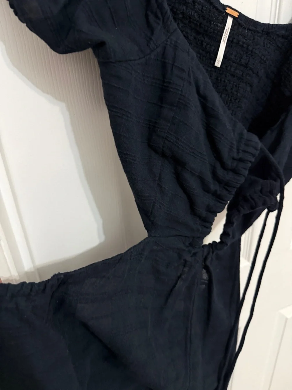 Free People women’s Extra Dose black open back dress - Picture 6 of 11